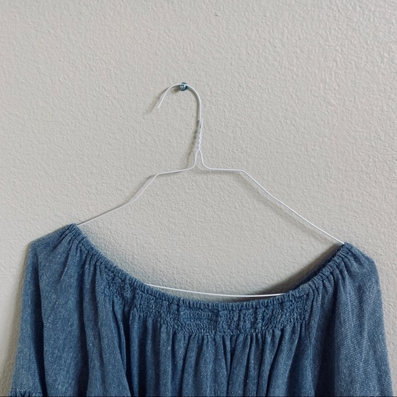 RUBY YAYA denim boho sequin top - Picture 8 of 8